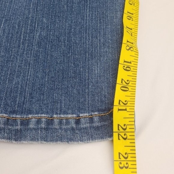 Levi's Womens Nouveau Stretch Capri Jeans Size 14 Mis - Picture 12 of 14